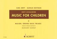 Music for Children Vol. 2 Sheet Music by Carl Orff