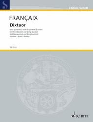 Dixtuor Sheet Music by Jean Francaix