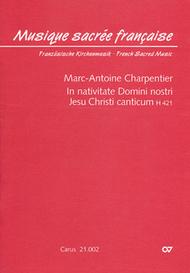 In nativitate Domini nostri Jesu Christi canticum Sheet Music by Marc-Antoine Charpentier