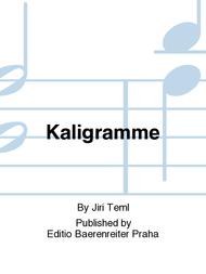Kaligramme Sheet Music by Jiri Teml