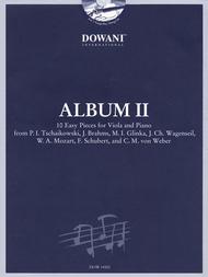 Album II for Viola and Piano Sheet Music by Various Artists