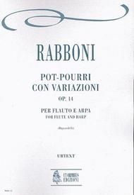 Pot-pourri with Variations Op. 14 Sheet Music by Giuseppe Rabboni