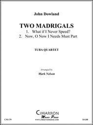 Two Madrigals Sheet Music by Mark Nelson