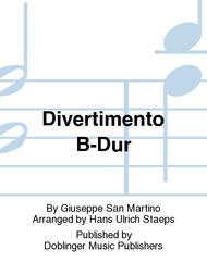 Divertimento B-Dur Sheet Music by Giuseppe San Martino