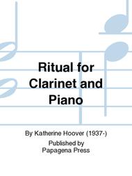 Ritual For Clarinet And Piano Sheet Music by Katherine Hoover