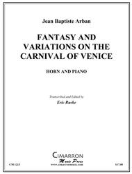 Fantasy and Variations on the Carnival of Venice Sheet Music by Jean-Baptiste Arban