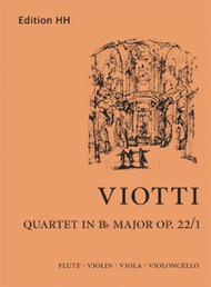 Quartet in B flat major Op. 22/1 Sheet Music by Giovanni Battista Viotti