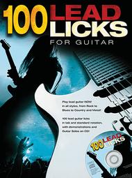 100 Lead Licks Sheet Music by Alan Warner