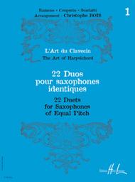 L'Art du Clavecin - 22 Duos - Volume 1 Sheet Music by Christophe Bois