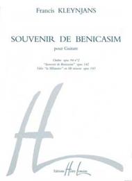 Souvenir De Benicasim Sheet Music by Francis Kleynjans