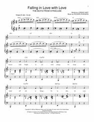 Falling In Love With Love Sheet Music by Lorenz Hart