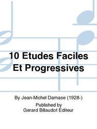 10 Etudes Faciles Et Progressives Sheet Music by Jean Damase