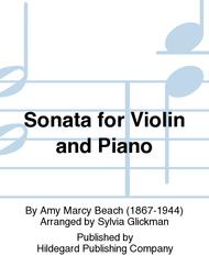 Sonata For Violin And Piano Sheet Music by Amy Marcy Beach