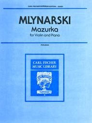 Mazurka Sheet Music by Emil Mlynarski