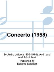 Concerto (1958) Sheet Music by Andre Jolivet