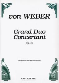 Grand Duo Concertant Sheet Music by Carl Maria von Weber