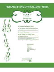 Highland/Etling String Quartet Series: Book 2 Sheet Music by Merle J. Isaac