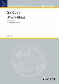 Musikdiktat Sheet Music by Bernhard Sekles