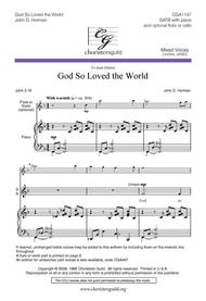 God So Loved the World Sheet Music by John D. Horman