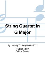 String Quartet in G Major Sheet Music by Ludwig Thuille