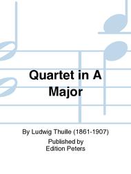 Quartet in A Major Sheet Music by Ludwig Thuille