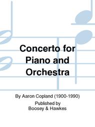 Concerto for Piano and Orchestra Sheet Music by Aaron Copland