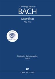 Magnificat Sheet Music by Carl Philipp Emanuel Bach
