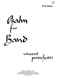 Psalm For Band Sheet Music by Vincent Persichetti