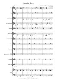 Amazing Grace for School Concert Band Sheet Music by Traditional
