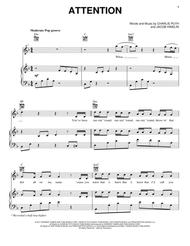 Attention Sheet Music by Charlie Puth
