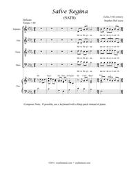 Salve Regina (SATB) Sheet Music by Traditional