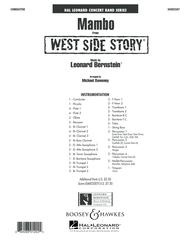 Mambo (from West Side Story) - Conductor Score (Full Score) Sheet Music by Leonard Bernstein