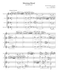 Peer Gynt Suite for Saxophone Quartet (SATB) Sheet Music by Edvard Grieg