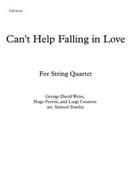 Can't Help Falling In Love (For String Quartet) Sheet Music by Michael Buble