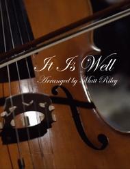 It Is Well - Cello & Piano Sheet Music by Philip Bliss