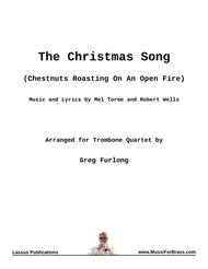 The Christmas Song (Chestnuts Roasting On An Open Fire) for Trombone Quartet Sheet Music by Frank Sinatra