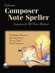 Composer Note Speller Sheet Music by Francois-Rene Gebauer
