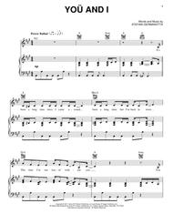 You And I Sheet Music by Lady Gaga