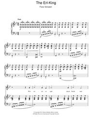The Erl-King Sheet Music by Franz Schubert
