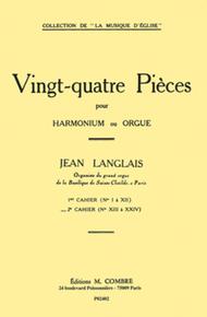 Pieces (24) cahier No. 2 (13 a 24) Sheet Music by Jean Langlais