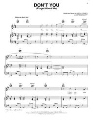 Don't You (Forget About Me) Sheet Music by Keith Forsey