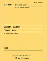 Canonic Suite Sheet Music by Elliott Carter
