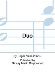 Duo Sheet Music by Roger Nixon