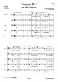Gymnopedie No. 3 Sheet Music by Erik Satie