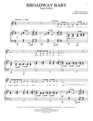 Broadway Baby Sheet Music by Stephen Sondheim
