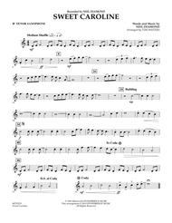 Sweet Caroline - Bb Tenor Saxophone Sheet Music by Neil Diamond