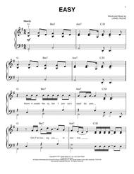 Easy Sheet Music by Lionel Richie