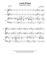 Lamb Of God (for String Quartet) Sheet Music by Twila Paris