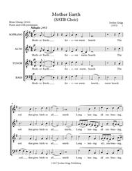 Mother Earth (SATB Choir) Sheet Music by Jordan Grigg
