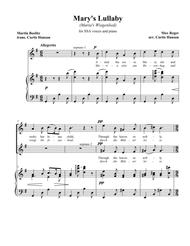 Mary's Lullaby (SSA) Sheet Music by Max Reger